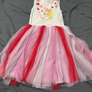 4 summer and 1 winter dresses size 6-8 for girls